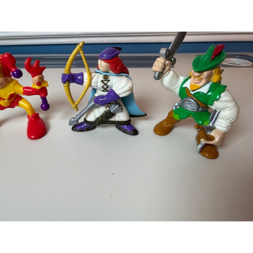 Fisher-Price Great Adventures Action Figures Unisex OS Vintage Jester Archer Set